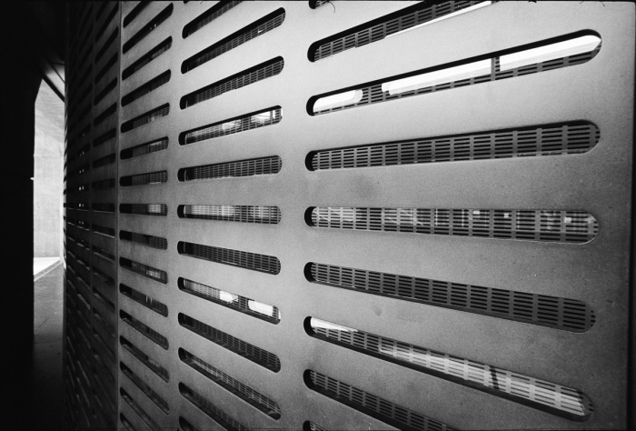 Toit de la Grande Arche de la Défense, septembre 1989 - Photo : © Sebastien Desnoulez