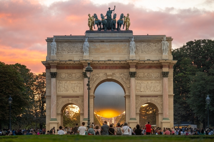 Vasque Olympique Jardin Des Tuileries Paris   Photo : © Sebastien Desnoulez Photographe