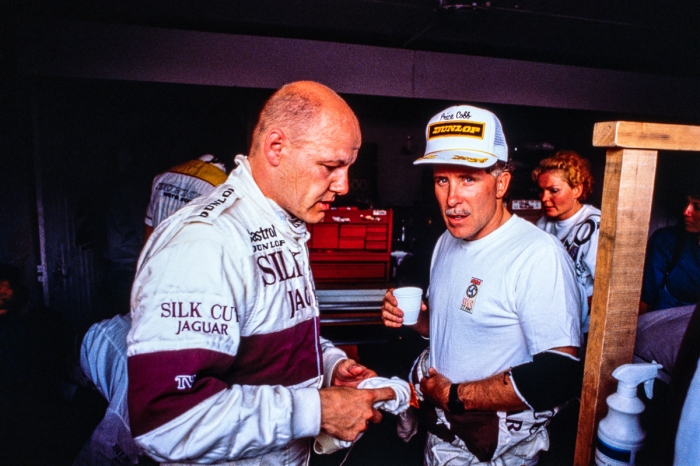 Wallace Cobb Jaguar 24 Heures Du Mans 1989 Photo Sebastien Desnoulez