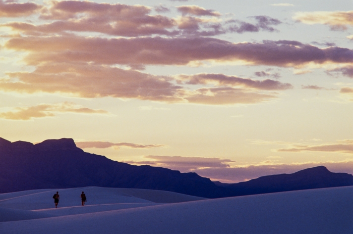 White Sands, Nouveau-Mexique - Dunes de sable blanc 1989 - Photo : © Sebastien Desnoulez