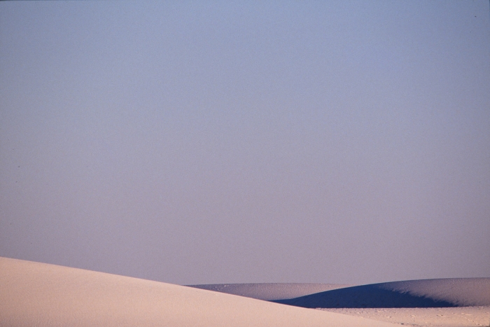 White Sands, Nouveau-Mexique - Dunes de sable blanc 1989 - Photo : © Sebastien Desnoulez