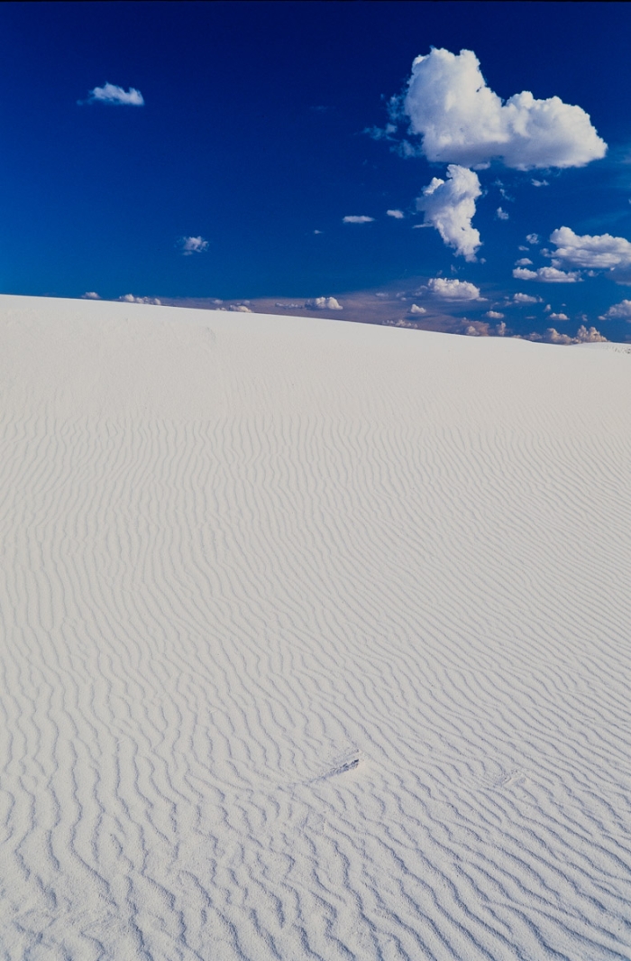 White Sands, Nouveau-Mexique - Dunes de sable blanc 1993 - Photo : © Sebastien Desnoulez