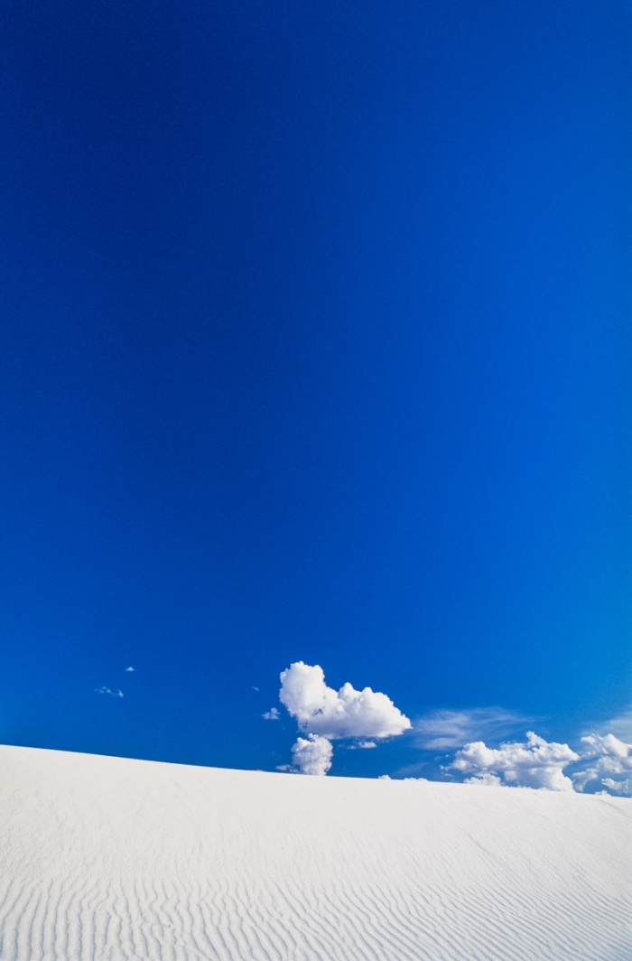 White Sands, Nouveau-Mexique - Dunes de sable blanc 1993 - Photo : © Sebastien Desnoulez