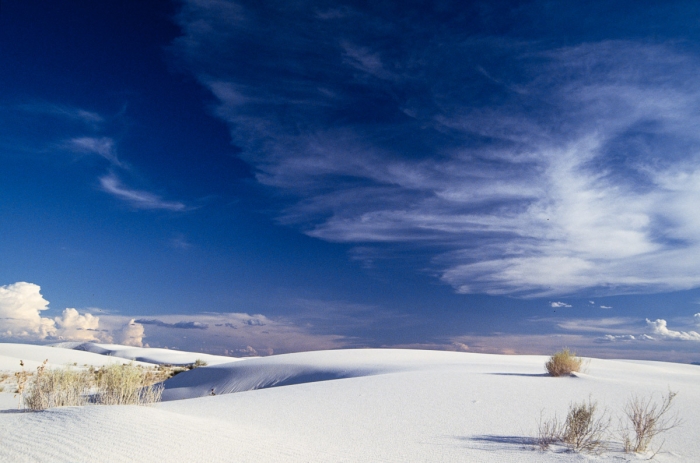 White Sands, Nouveau-Mexique - Dunes de sable blanc 1993 - Photo : © Sebastien Desnoulez