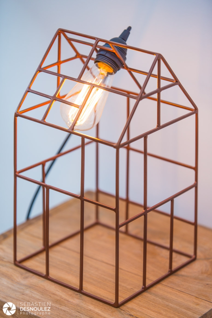 Ambiance Luminaire Cuivre Et Ampoule Edison Décoration Appartement   Photo : Sebastien Desnoulez Photographe