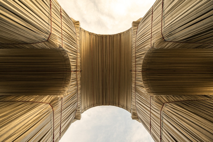 Arc De Triomphe X Christo 2 Photo Sebastien Desnoulez Photographe Architecture