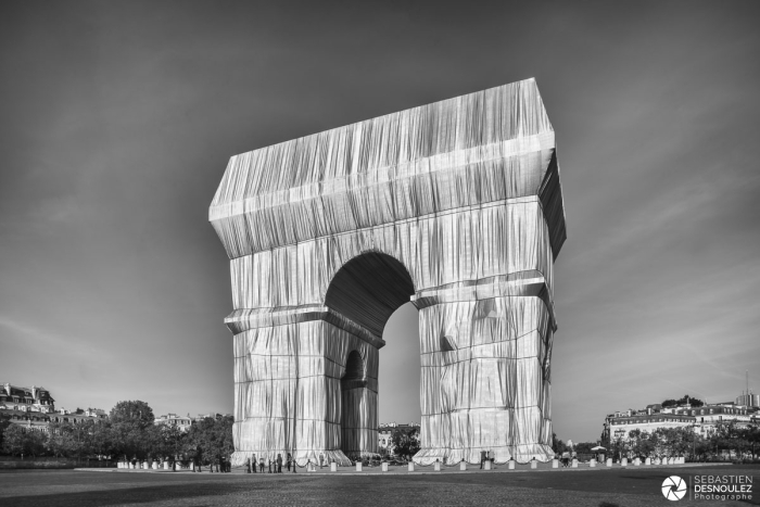Arc De Triomphe X Christo   Photo : © Sebastien Desnoulez Photographe D'ambiances Et De Paysage