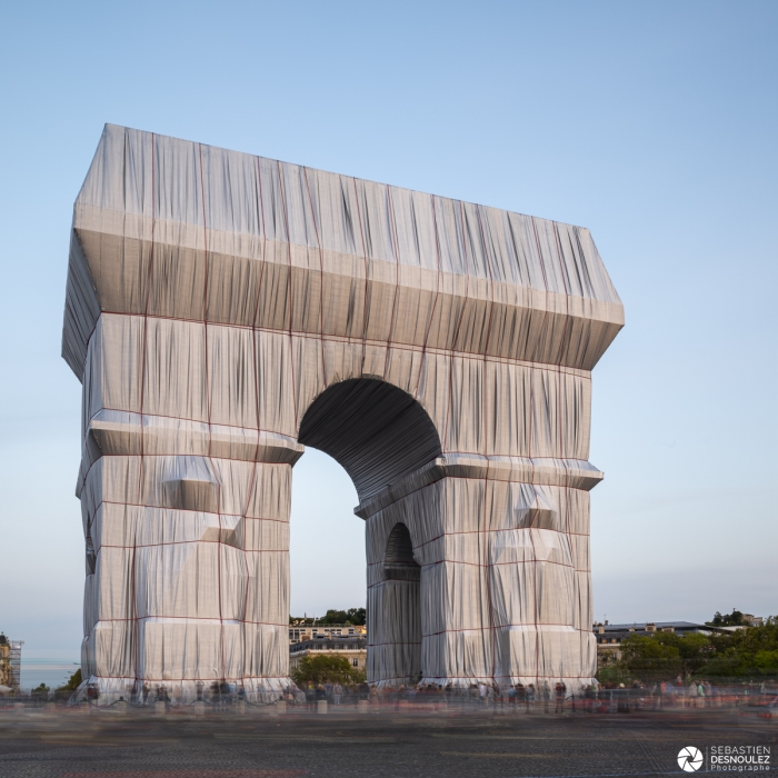 Arc De Triomphe X Christo   Photo : © Sebastien Desnoulez Photographe D'ambiances Et De Paysage