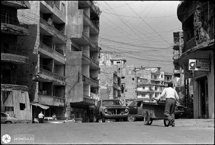 Beyrouth, Liban   Juin 1992   Photo&nbsp;: ©Sebastien Desnoulez