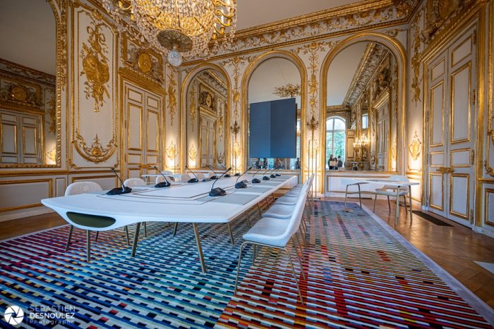 Palais de l'Elysée, Journées du Patrimoine 2022, Paris -  Photo : © Sebastien Desnoulez Photographe Auteur