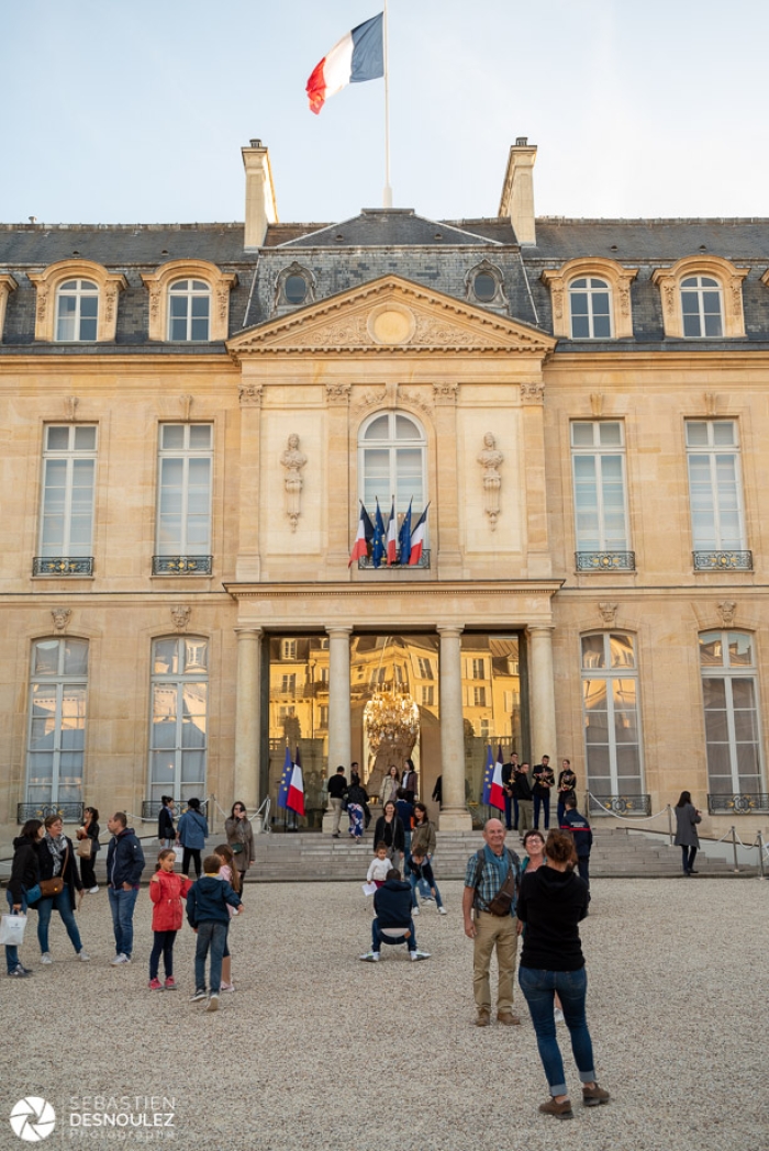 Palais de l'Elysée, Journées du Patrimoine 2022, Paris -  Photo : © Sebastien Desnoulez Photographe Auteur
