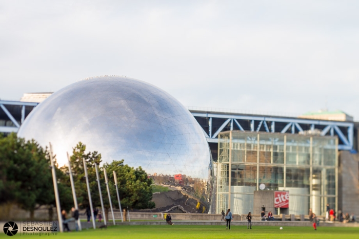 Géode Du Parc De La Villette, Paris   Photo : Sebastien Desnoulez   Www.desnoulez.fr