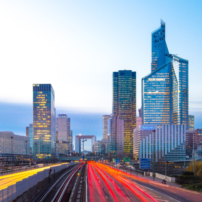 La Défense Depuis Le Pont De Neuilly   Photo : © Sebastien Desnoulez Photographe D'ambiances Et D'architecture