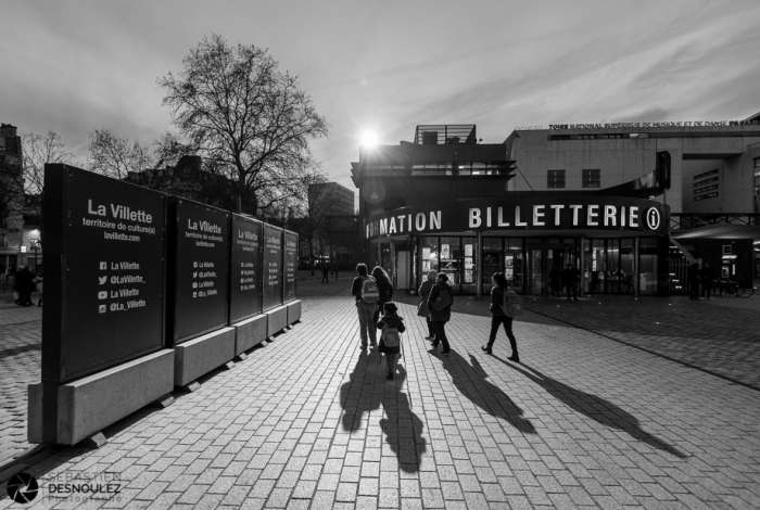 La Villette, Accès Porte De Pantin, Paris   Photo  : © Sebastien Desnoulez