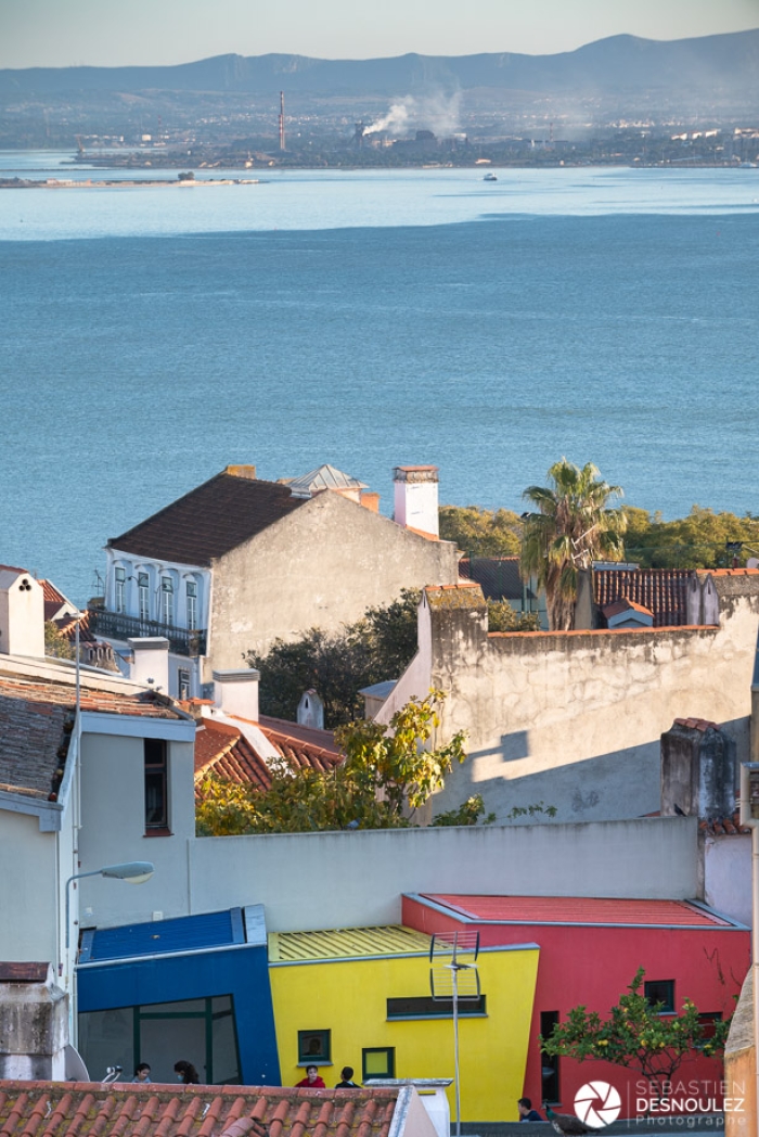 Le Tage vu depuis le Chateau De Saint Georges, Lisbonne - Photo : © Sebastien Desnoulez Photographe Auteur