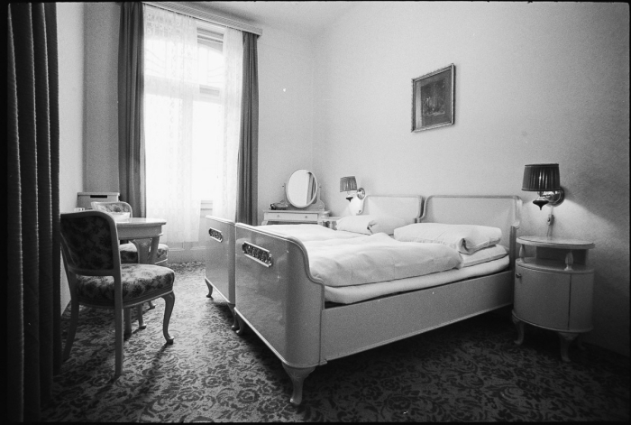 Ma chambre à l'hotel Europa, Prague, Mars 1991 - Photo : © Sebastien Desnoulez