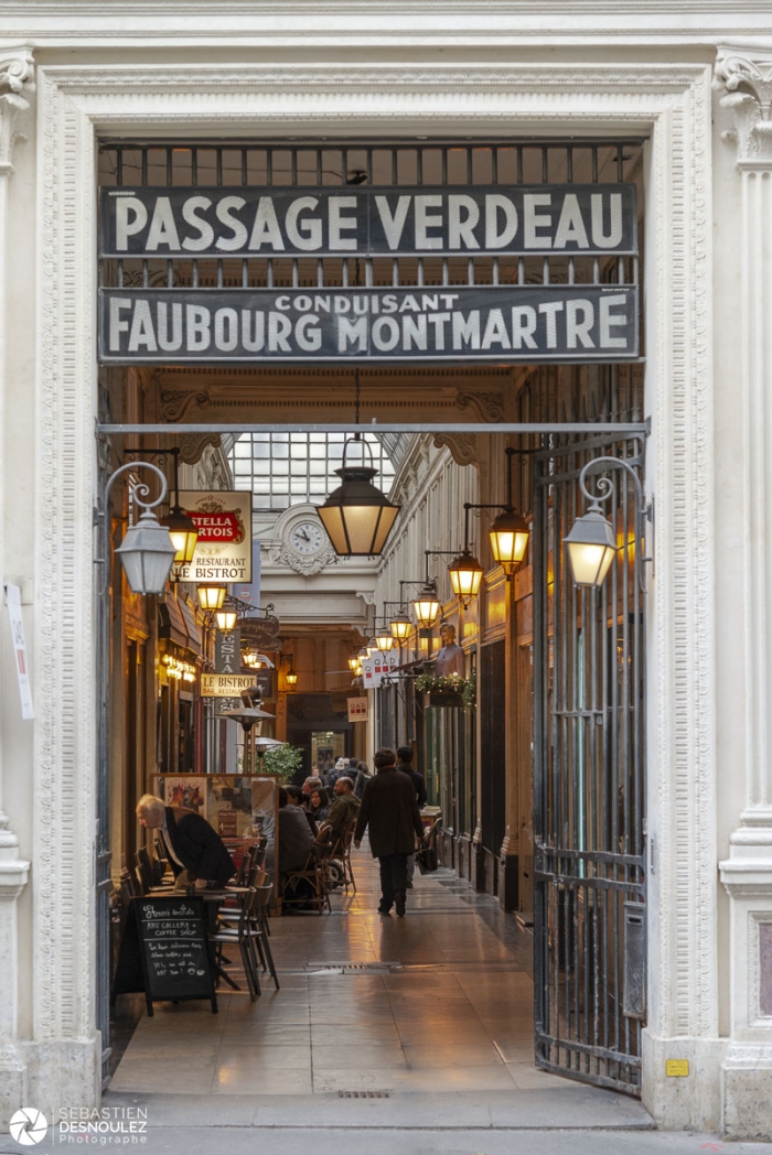 Passage Verdeau Paris - Photo : © Sebastien Desnoulez photographe d'ambiances et d'architecture