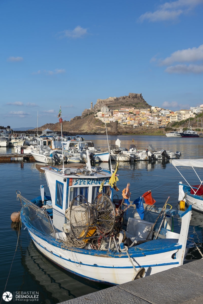 Port et ville de Castelsardo Sardaigne - Photo : © Sebastien Desnoulez photographe d'ambiances et de paysage