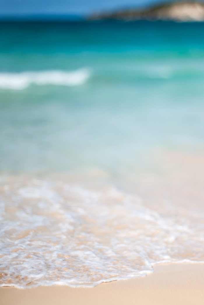 Freelensing en photographie : Plage Macau, République Dominicaine - Série À Moitié Flou - Photo : © Sebastien Desnoulez