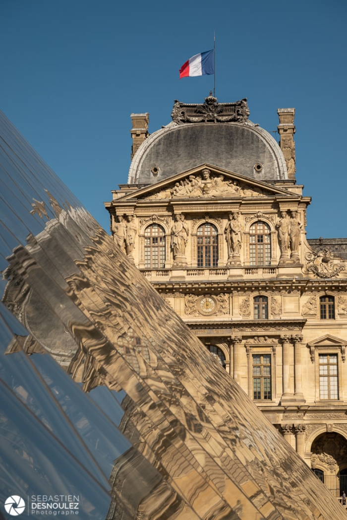 Pyramide du Louvre, Paris - Photo : © Sebastien Desnoulez photographe d'ambiances et d'architecture