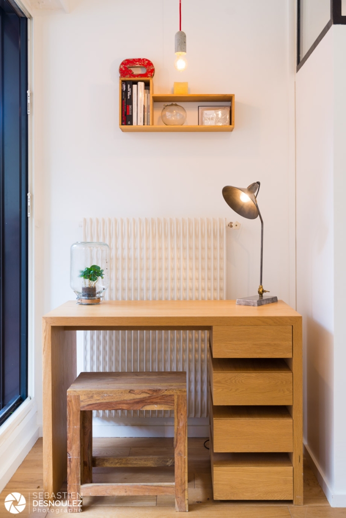 Reportage Photo Ambiance Décoration Cabinet Avocat À Paris   Petit Bureau Appoint Par Sebastien Desnoulez Photographe