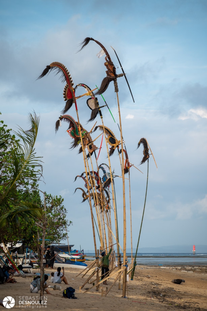 Sanur Village Kite Festival à Bali - Photo : © Sebastien Desnoulez Photographe Auteur
