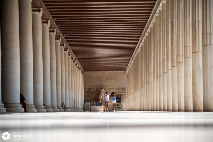 Stoa d'Attale, Athènes, Grèce  - Photo : © Sebastien Desnoulez photographe d'ambiances et d'architecture