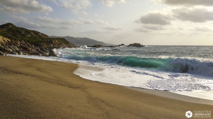Tempête à Sagone Corse - Photo : © Sebastien Desnoulez photographe d'ambiances et de paysage