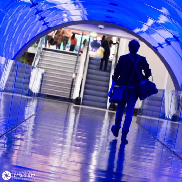 Tunnel Coloré   CNIT La Défense   Photo Sebastien Desnoulez
