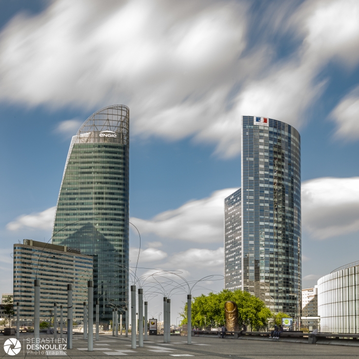 Utsurohi, Tours Engie et Sequoia à La Défense - Photo : © Sebastien Desnoulez photographe d'ambiances et d'architecture