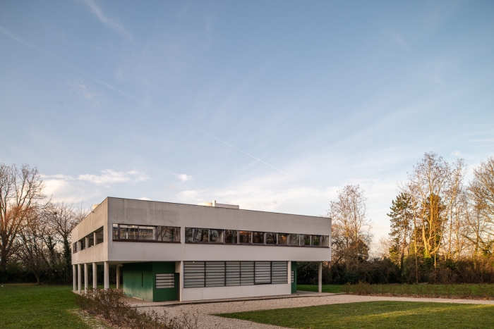 Villa Savoye à Poissy, façade Sud-Est - Le Corbusier - Photo : © Sebastien Desnoulez Photographe d'architecture