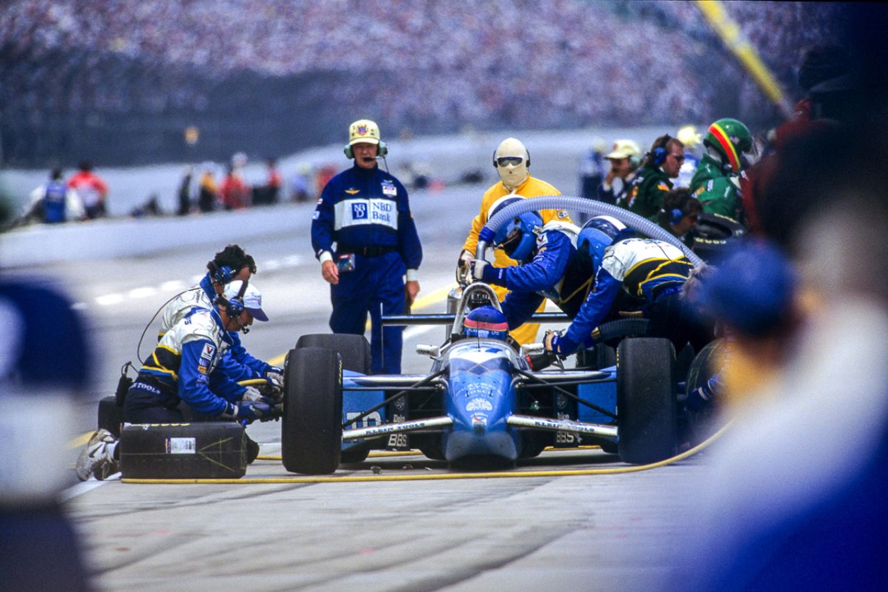 Jacques Villeneuve vainqueur des 500 Miles d'Indianapolis et champion CART 1995 - Photo : © Sebastien Desnoulez