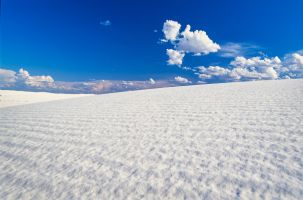 White Sands, Nouveau-Mexique - Dunes de sable blanc 1993 - Photo : © Sebastien Desnoulez