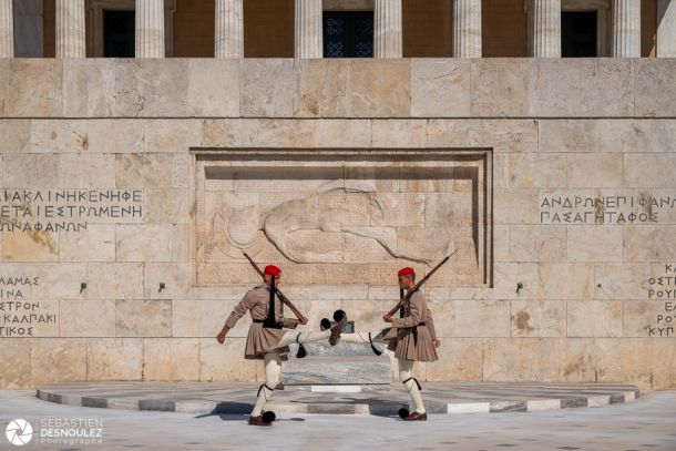 Evzone Athenes Grece Photo Sebastien Desnoulez Photographe Auteur T