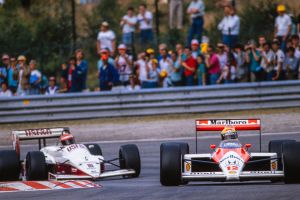 Ayrton Senna Mac Laren Honda vainqueur du Grand Prix de Belgique de Formule 1 1988 Photo Sebastien Desnoulez