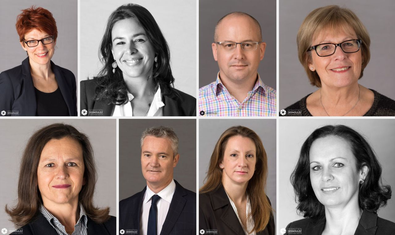 Portraits en studio des membres du Club Bois-Colombes Entreprises - Photos : © Sebastien Desnoulez