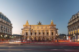 Opéra Garnier à Paris à la tombée de la nuit - Photo : © Sebastien Desnoulez photographe d'ambiances et d'architecture