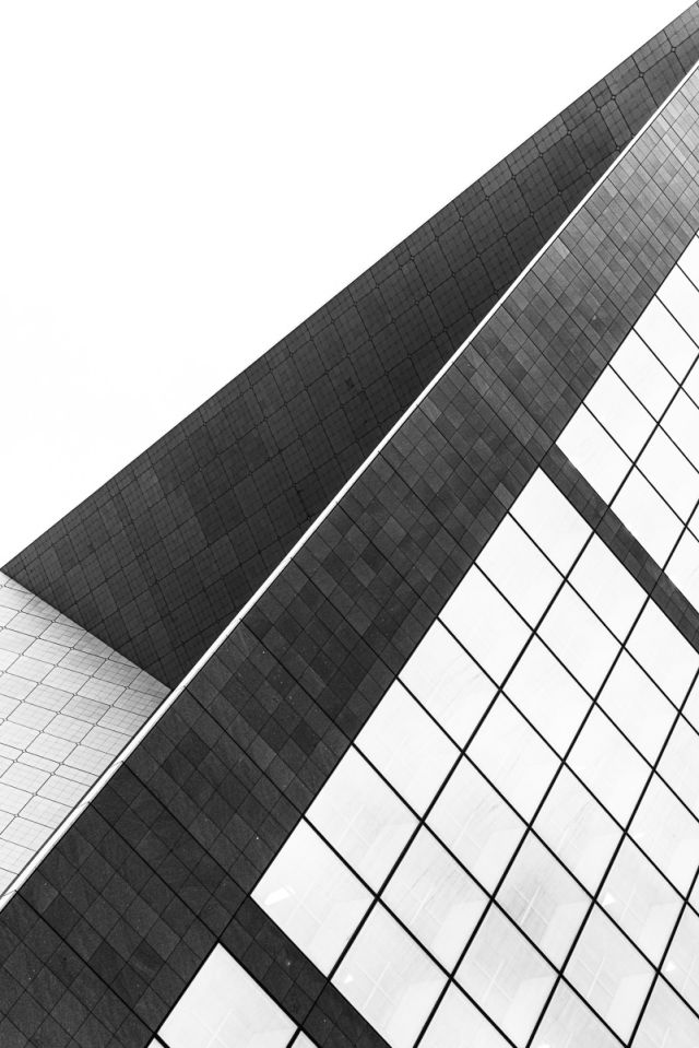Slice of Grande Arche - série Darkchitecture - Photo : © Sebastien Desnoulez photographe architecture