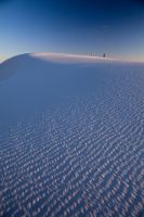 White Sands, Nouveau-Mexique - Coucher de soleil sur les dunes de gypse