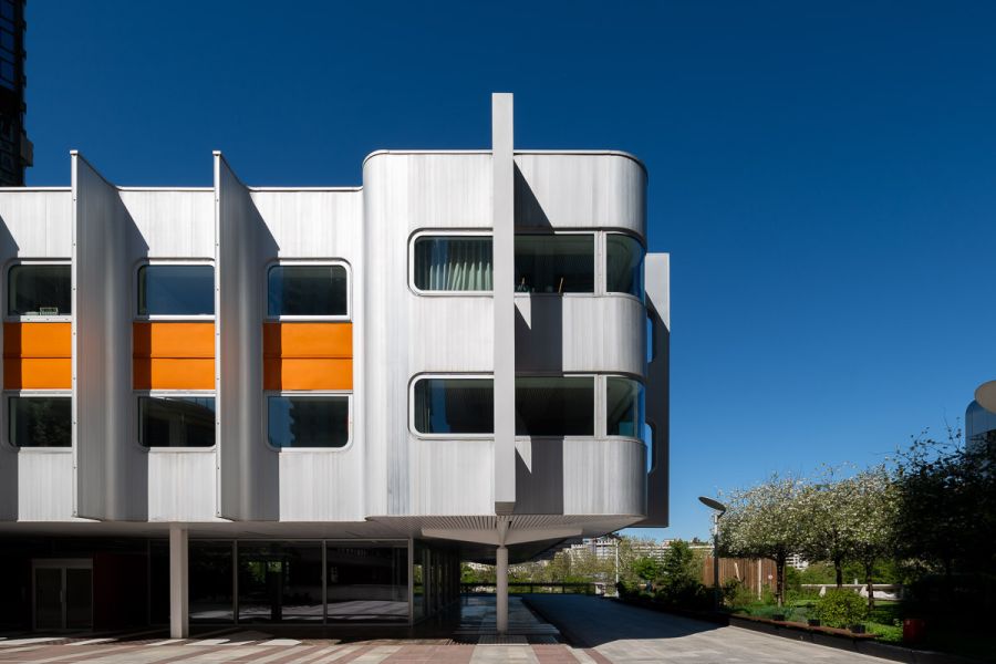 Immeuble Orion 55 à Beaugrenelle - Photographie d'architecture : © Sebastien Desnoulez