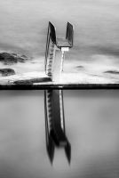 Plongeoir, piscine d'eau de mer de Saint Quay Portrieux, Côtes