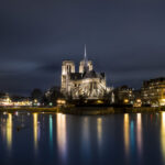 Notre Dame de Paris pendant la crue de la Seine en janvier 2018 - Photo : © Sebastien Desnoulez photographe d'ambiances et d'architecture