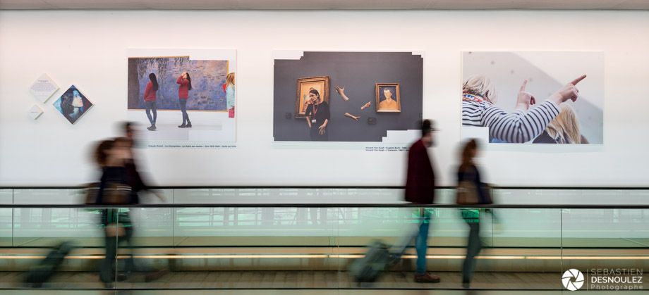 Un regard sur le musée d'Orsay & de l'Orangerie par les étudiants de l'école Louis Lumière - Reportage pour Aéroports de Paris - Photo : © Sebastien Desnoulez photographe d'ambiances et d'architecture