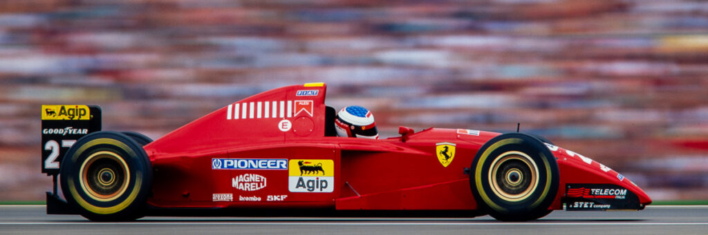 Jean Alesi Ferrari GP F1 Allemagne 1995 Sebastien Desnoulez