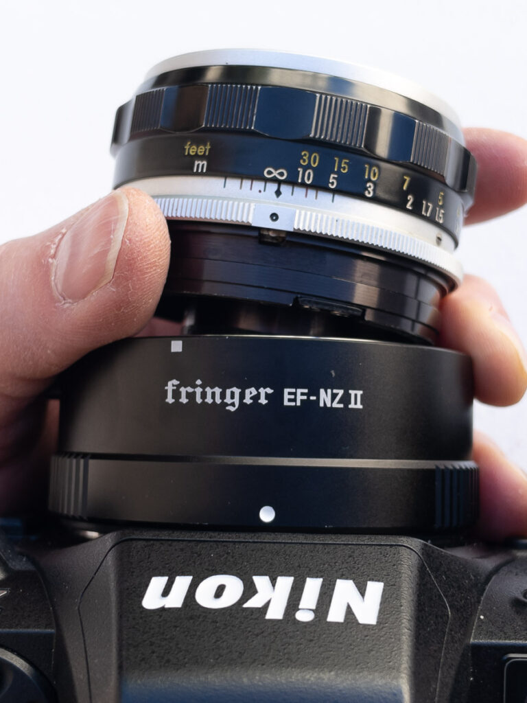 Freelensing : Nikon 50mm f/ Non-Ai2 - Photo : © Sebastien Desnoulez