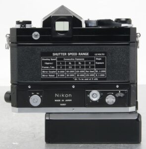 Nikon F F36 cordless motor drive back