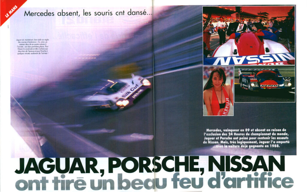 Jaguar XJR-9 24 heures du Mans 1989 - L'Auto Journal - Photo : © Sebastien Desnoulez