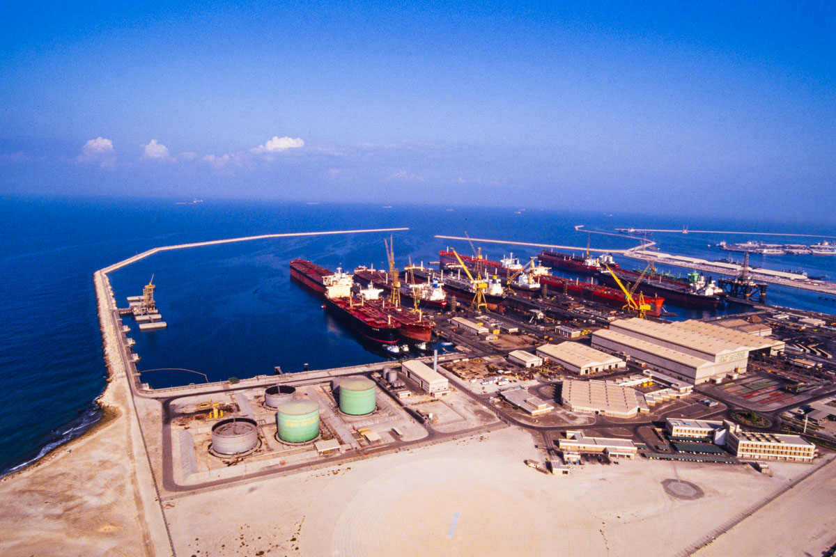 Dubai 1990 - Port de Jebel Ali et infrastructures - Photo © Sebastien Desnoulez