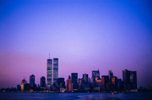 New York City 1985, skyline de Manhattan à la tombée de la nuit, photo : © Sebastien Desnoulez New York City 1985, skyline de Manhattan à la tombée de la nuit, photo : © Sebastien Desnoulez