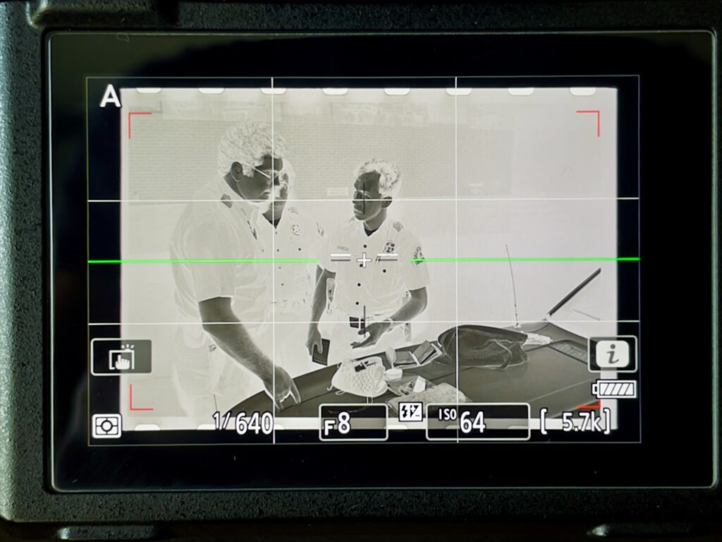 VALOI easy35 v2 - Negative preview on the Nikon Z8 screen - Photo © Sebastien Desnoulez